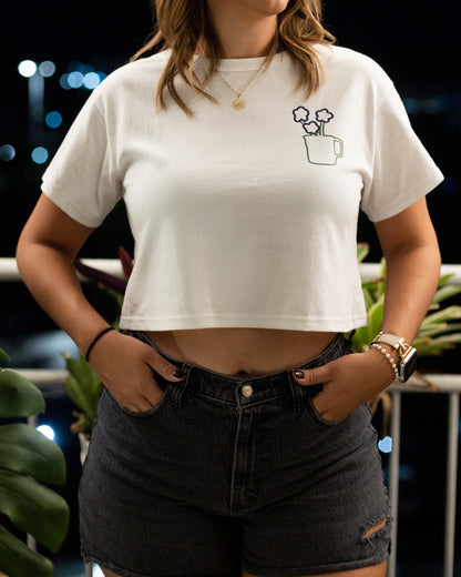 The Coffee Shop & Hideout Woman Crop Top